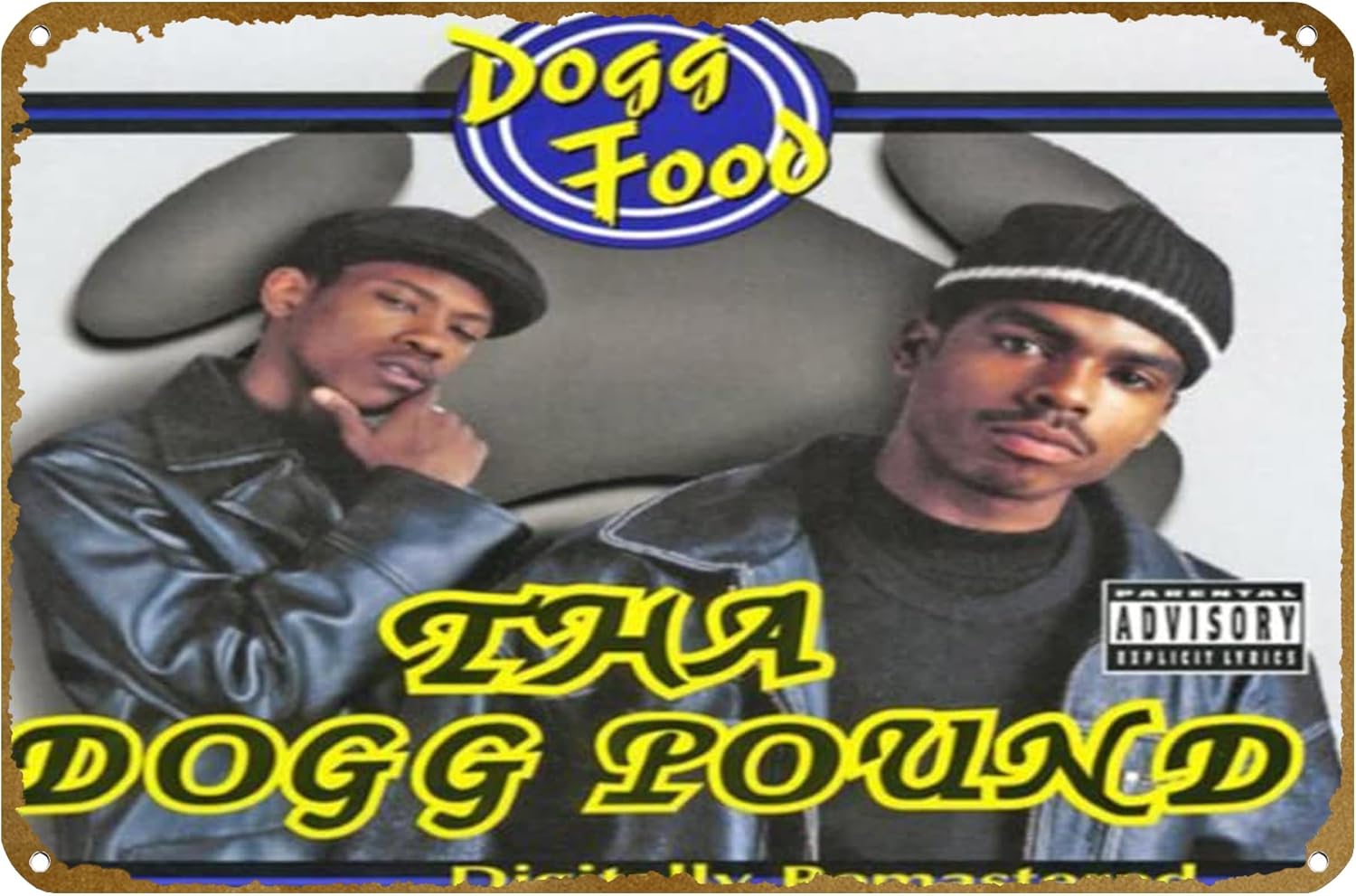 Brass Weight Plate - Tha dogg libra lets play house
