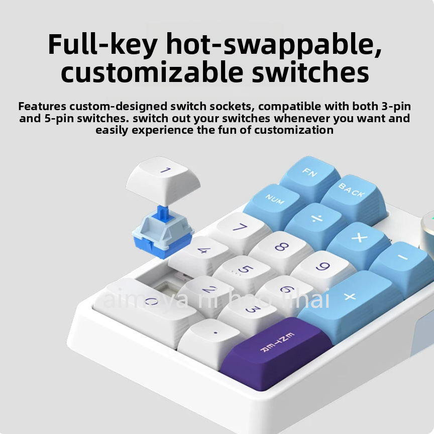 Gaming Keyboard Mini Mechanical - Teclado Mecânico Sem Fio Kzzi K20