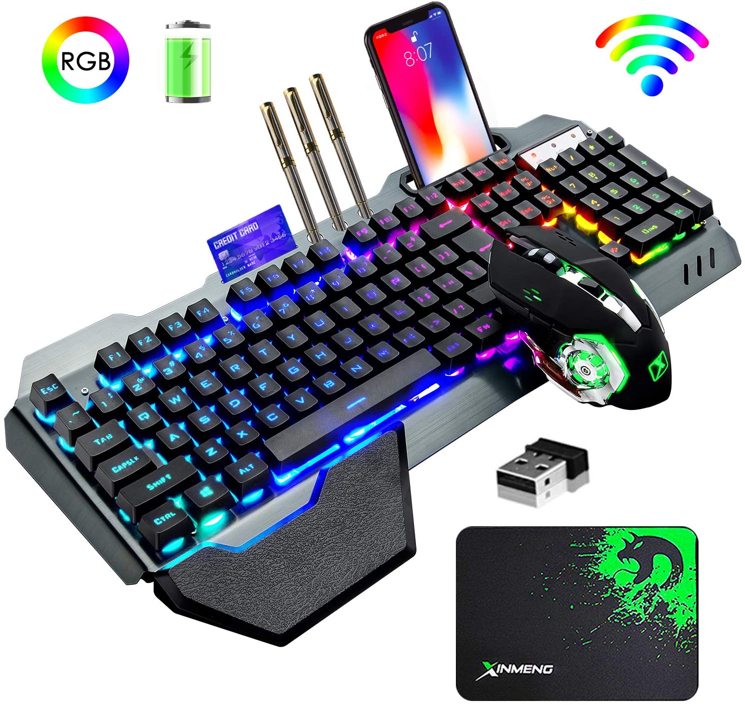 Gaming Keyboard Ergonomic - Combinação de teclado e mouse para