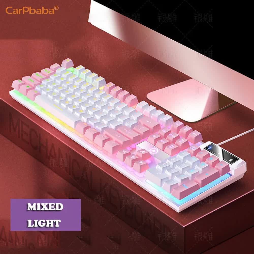 Gaming Keyboard Mobile - Carpbaba k500 104 teclas usb com