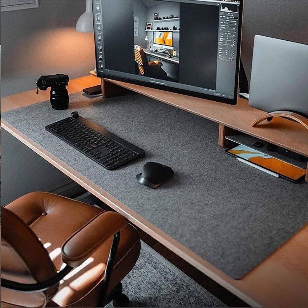 Gaming Keyboard And Mouse Pad - Tapete de mesa de feltro tapete