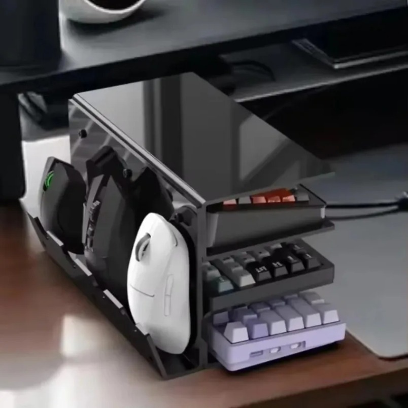 Gaming Keyboard Ergonomic - Suporte de Teclado com Display de
