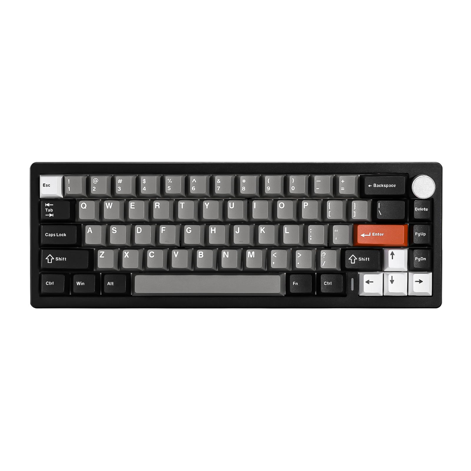 Gaming Keyboard Mini Mechanical - Teclado Mecânico YUNZII AL68 Preto QMK/VIA,