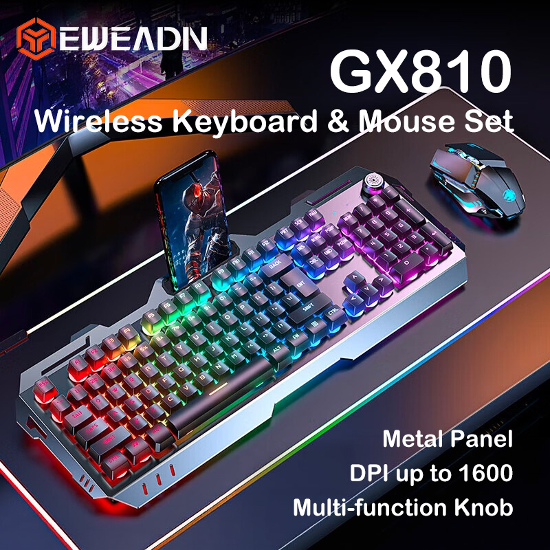 Gaming Keyboard Mouse And Headset Combo - Combo de teclado e mouse sem