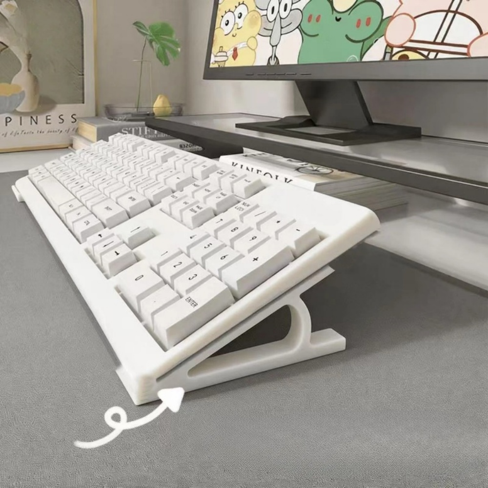 Gaming Keyboard Ergonomic - Suporte ergonômico para teclado, 2 peças,