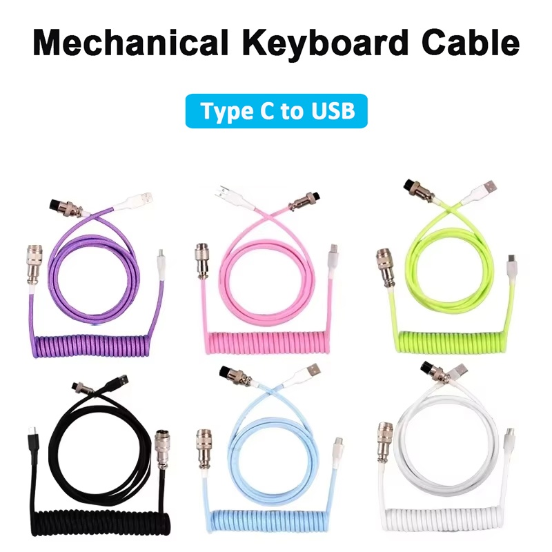 Cabo espiralado para teclado m - Gaming Keyboard Type C avaliação e preço