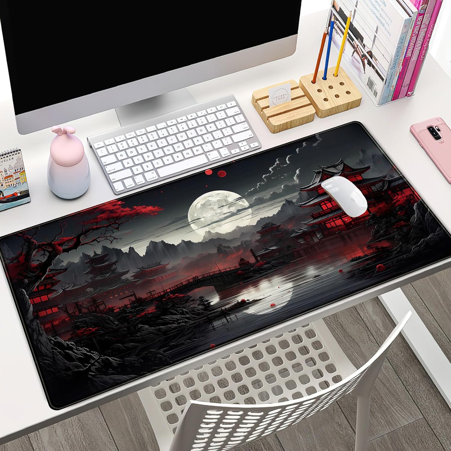 Tapete de mesa japonês riversi - Gaming Keyboard And Mouse Pad avaliação e preço