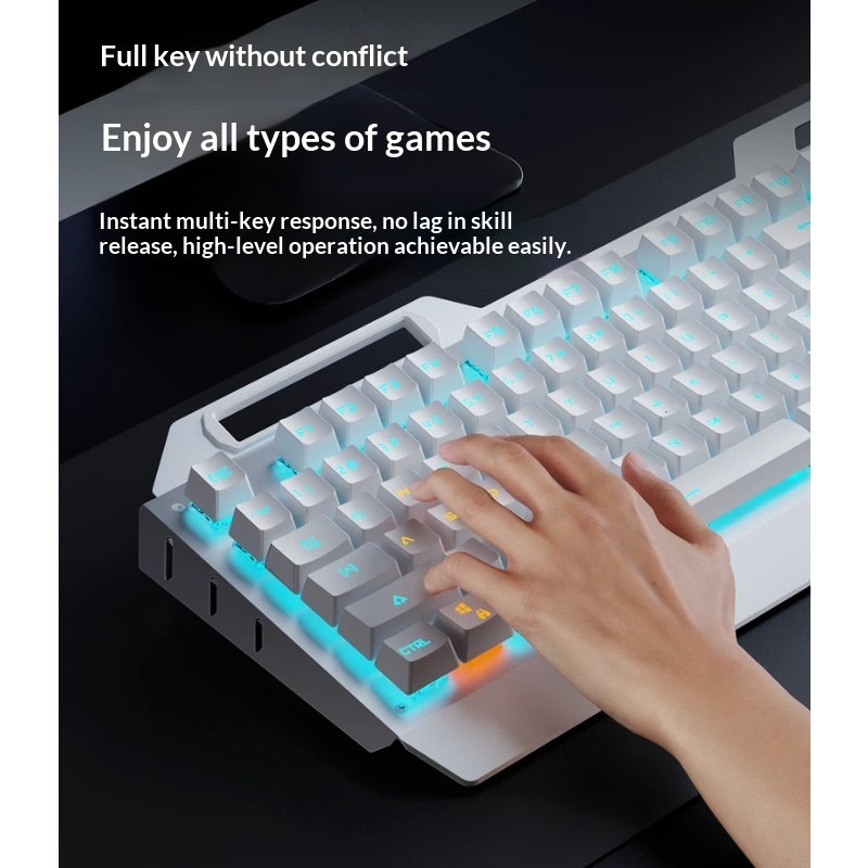 Combo de Teclado Mecânico Sem  - Gaming Keyboard Mouse And Headset Combo avaliação e preço