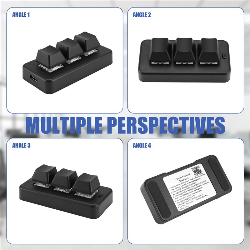 Mini teclado macro programável - Gaming Keyboard Mini Mechanical avaliação e preço