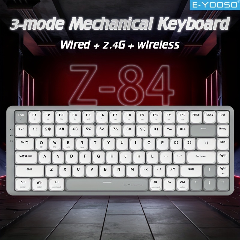 E-YOOSO Tri-Mode 2.4GWireless/ - Gaming Keyboard E Yooso avaliação e preço