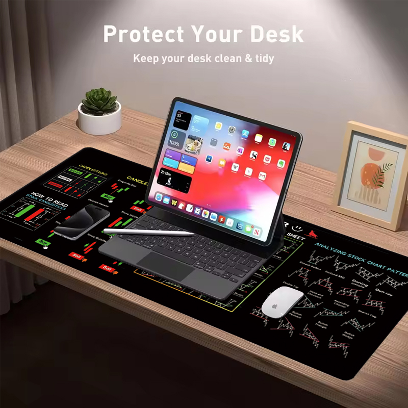 Exco stock market trader mouse - Gaming Keyboard And Mouse Pad avaliação e preço
