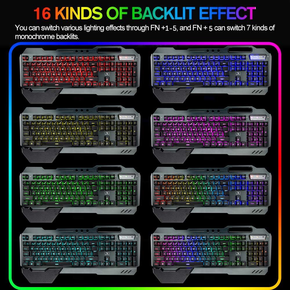 Combinação de teclado e mouse  - Gaming Keyboard Ergonomic avaliação e preço