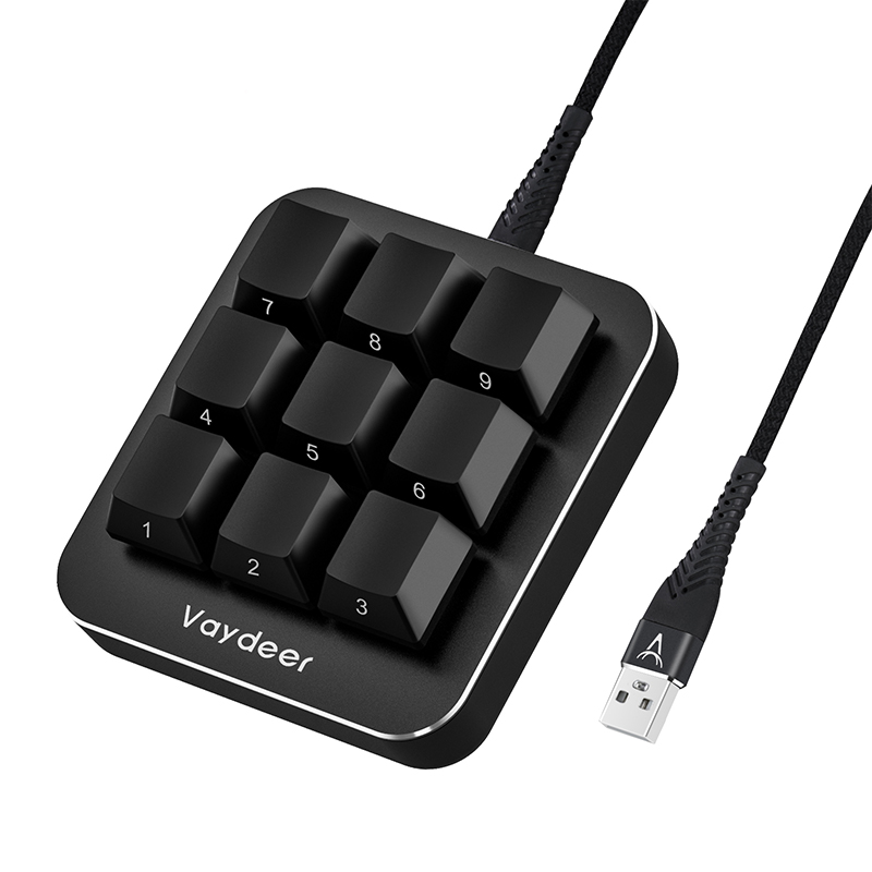 Teclado multifuncional com 9 t - Gaming Keyboard Mini Mechanical avaliação e preço