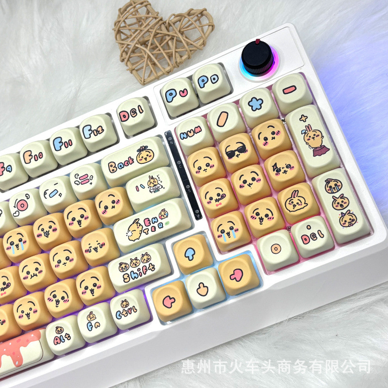 Conjunto de Teclas Chiikawa Cu - Gaming Keyboard Emoji avaliação e preço
