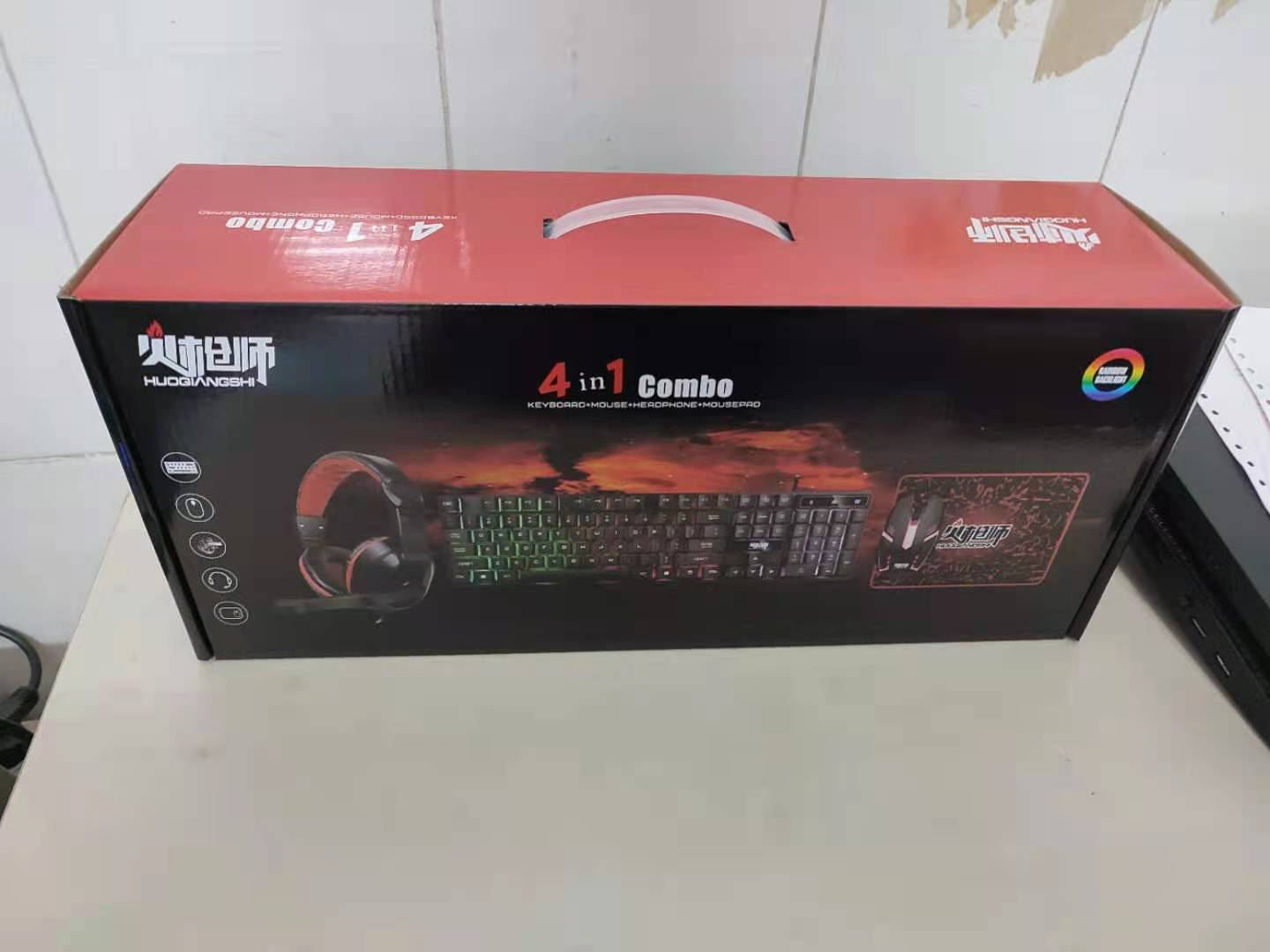 Combinação de teclado e mouse  - Gaming Keyboard Mouse And Headset Combo avaliação e preço