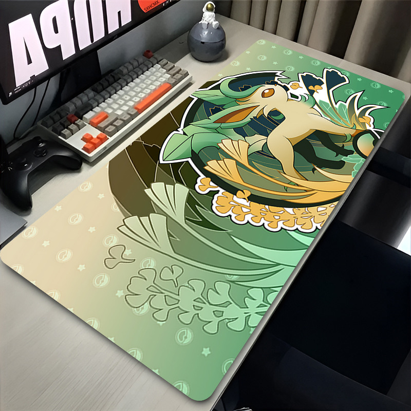 Mouse Pad Gamer P-pokemon Leaf - Gaming Keyboard He avaliação e preço