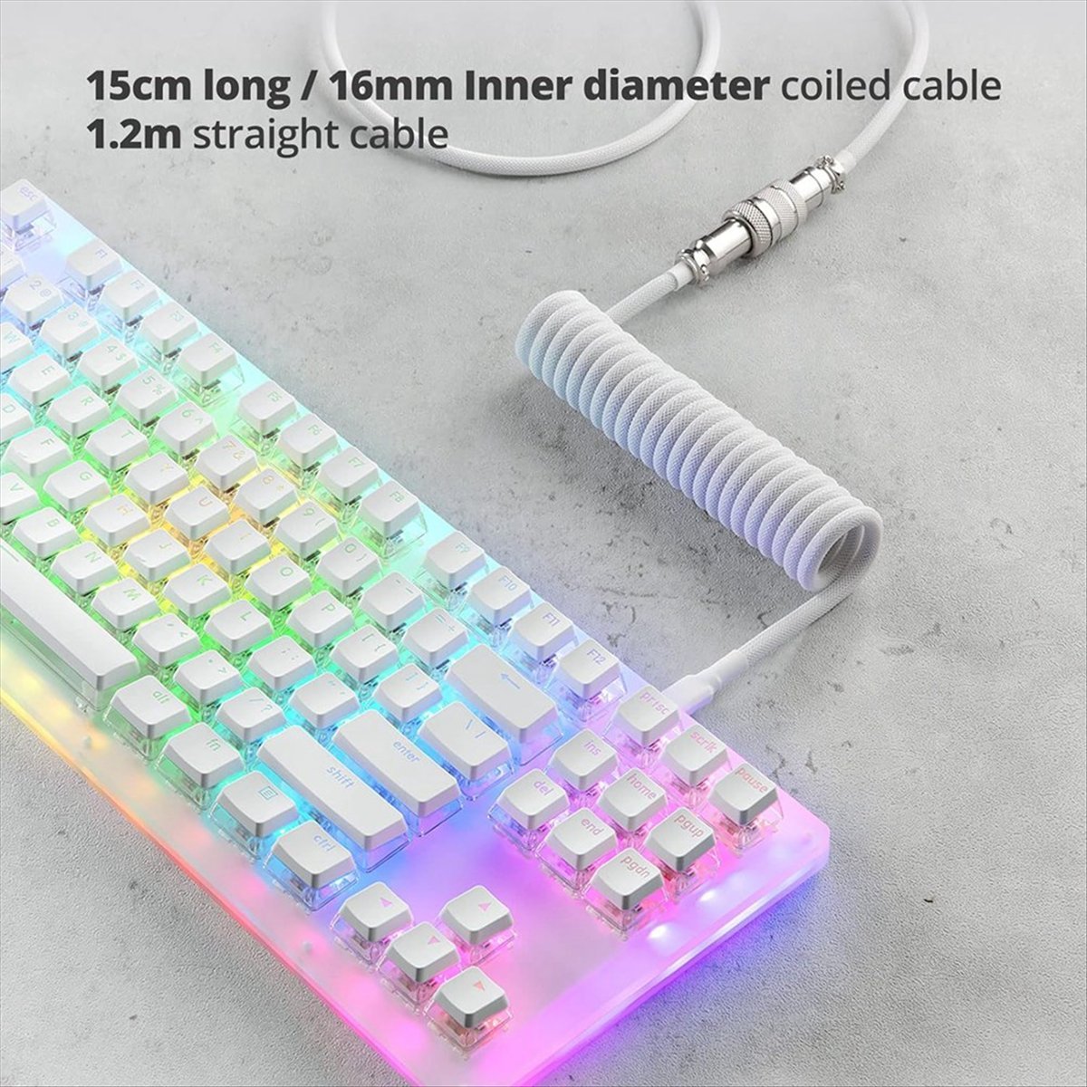 Cabo USB Tipo-C AAAE para Tecl - Gaming Keyboard Type C avaliação e preço