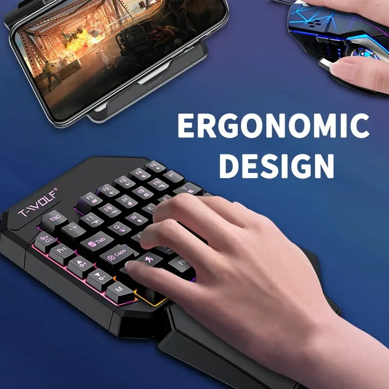 Conversor de Jogos Móveis 2-em - Gaming Keyboard Mouse And Headset Combo avaliação e preço