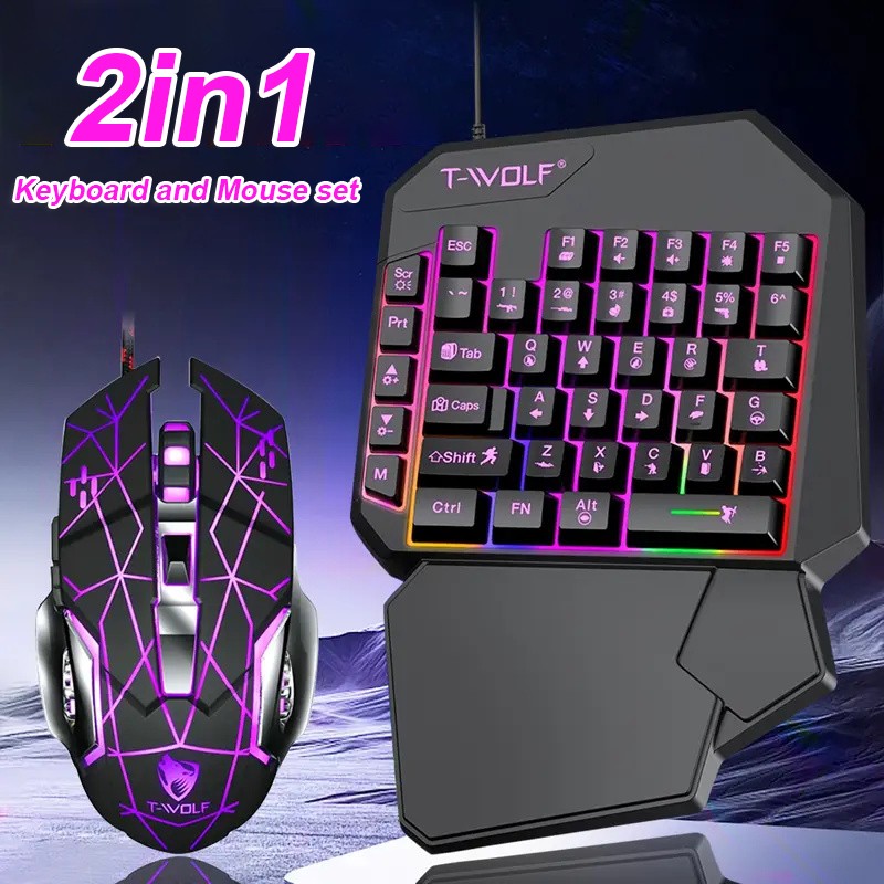 Conversor de Jogos Móveis 2-em - Gaming Keyboard Mouse And Headset Combo avaliação e preço