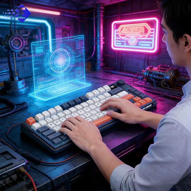 Jogo de teclado sem fio, tecla - Gaming Keyboard Mini Mechanical avaliação e preço