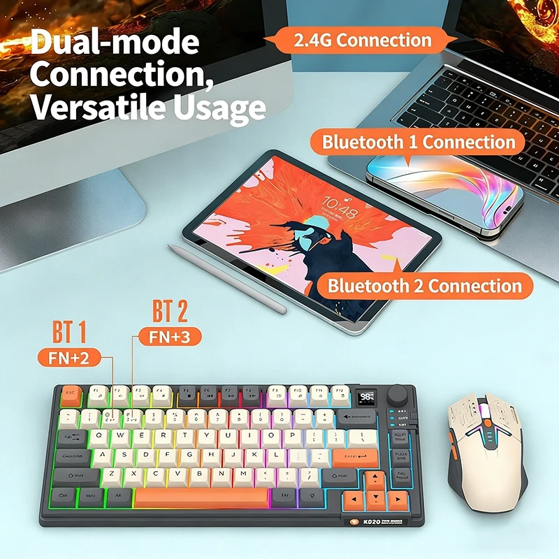 Jogo de teclado sem fio, tecla - Gaming Keyboard Mini Mechanical avaliação e preço