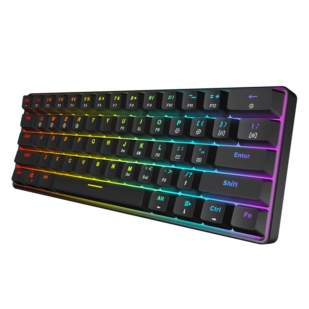 Skyloong gk61 mini teclado ópt - Gaming Keyboard Mini Mechanical avaliação e preço