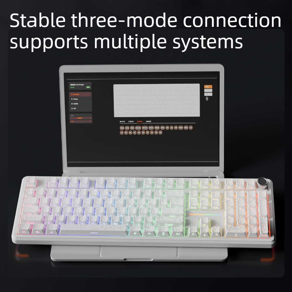 Teclado Mecânico Sem Fio EWEAD - Keyboard Gaming Mac avaliação e preço