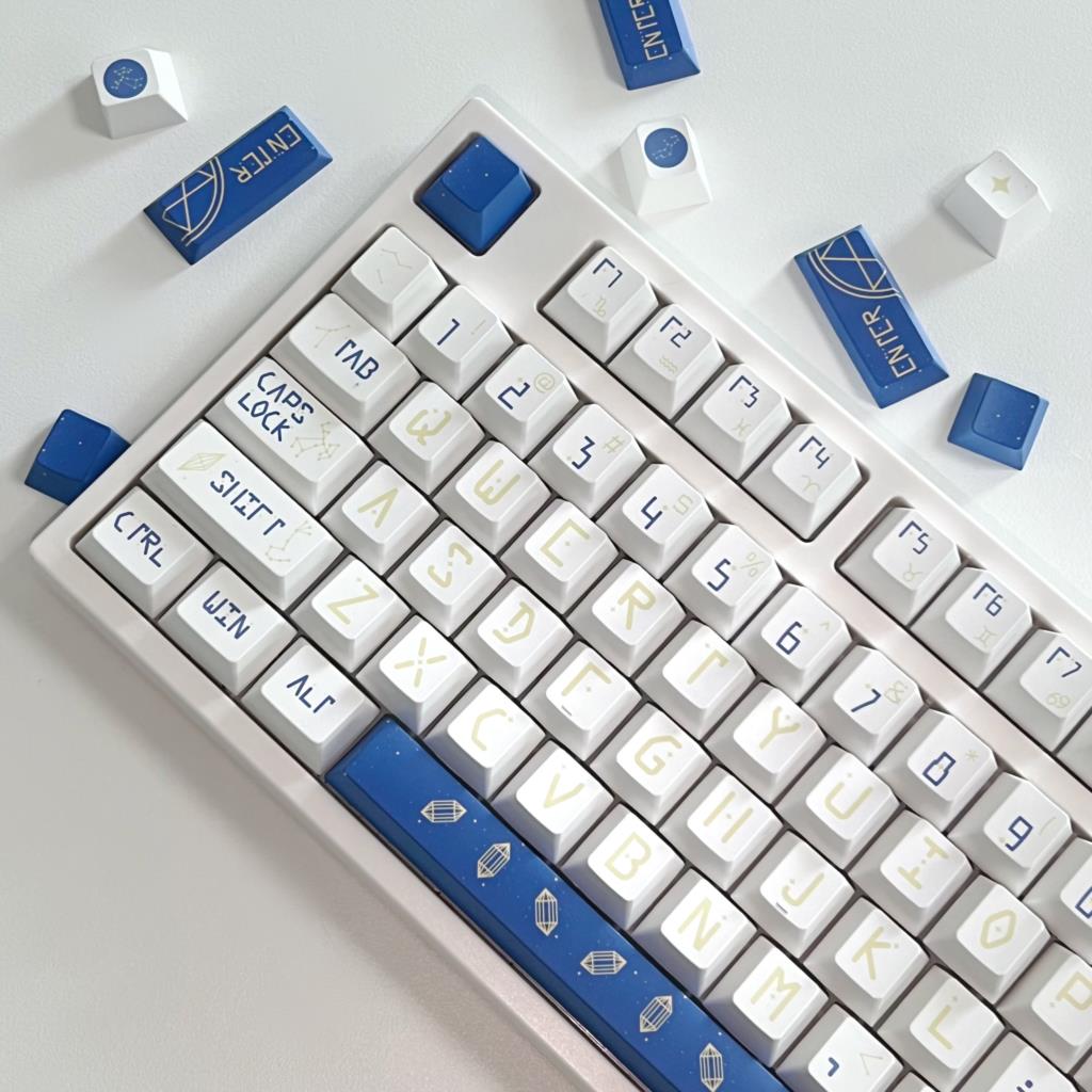 132 teclas constelação cereja  - Keyboard Gaming Blue Switch avaliação e preço
