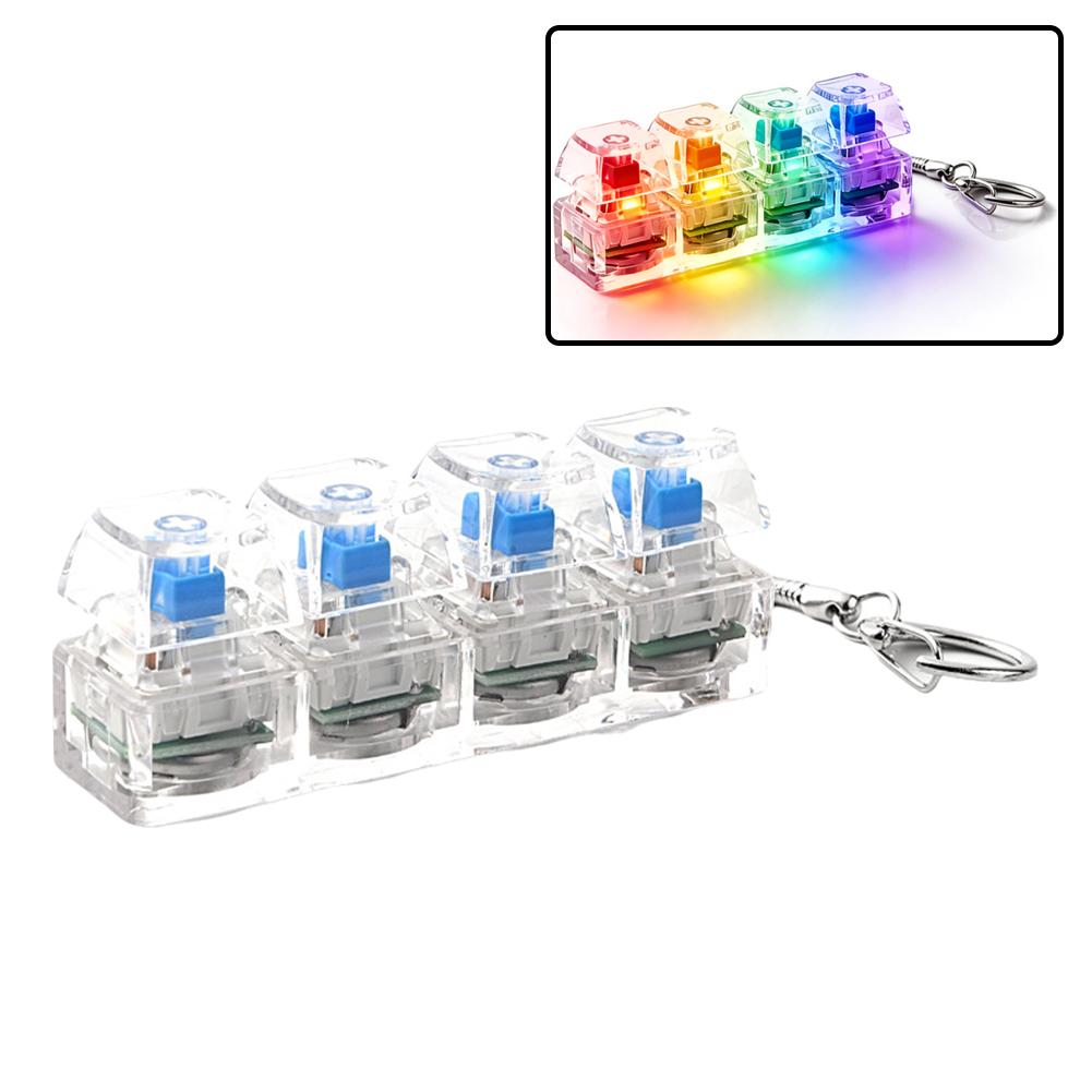 Chaveiro Fidget LED Iluminado, - Mechanical Switch Tester avaliação e preço
