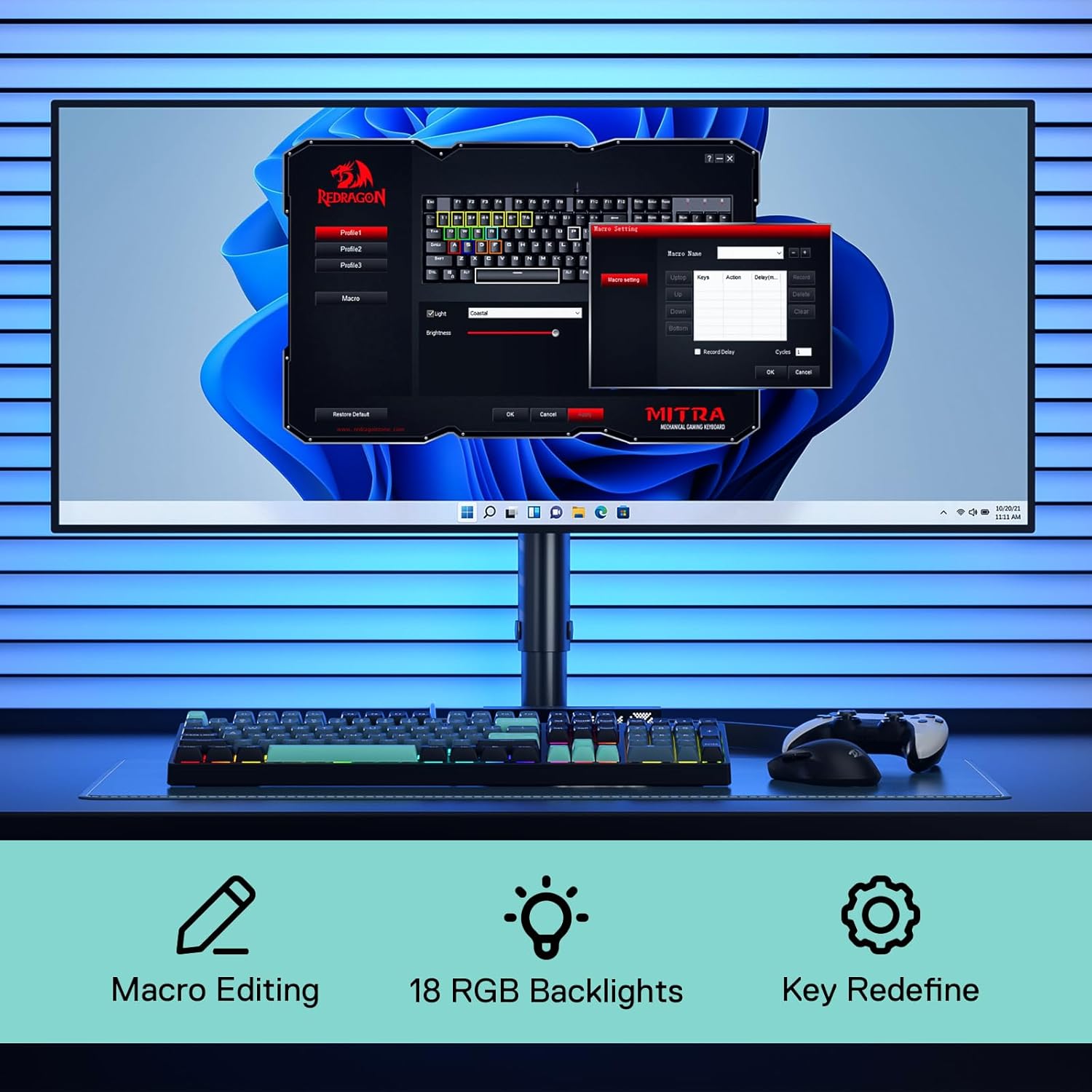 Redragon K582 SE com fio RGB 1 - Gaming Keyboard Mobile avaliação e preço