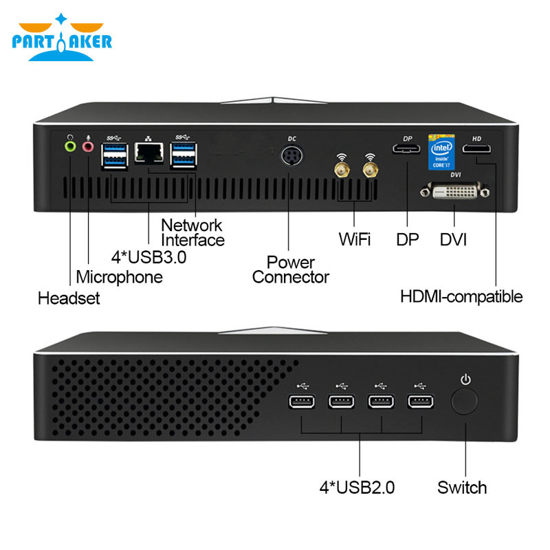 Mini PC para jogos de 10a gera - Intel Cpu Core I7 avaliação e preço