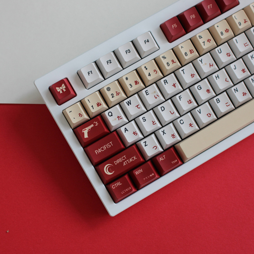 Teclas PBT Lycoris Recoil Anim - Gaming Keyboard Ergonomic avaliação e preço