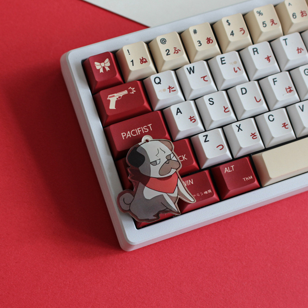 Teclas PBT Lycoris Recoil Anim - Gaming Keyboard Ergonomic avaliação e preço