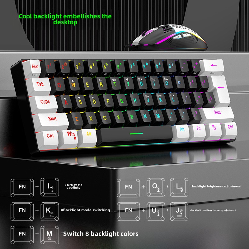 Conjuntos de Teclado e Mouse 6 - Gaming Keyboard Mouse And Headset Combo avaliação e preço